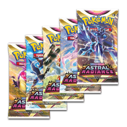 Pokémon Astral Radiance booster pack, sealed single pack from the 2022 set