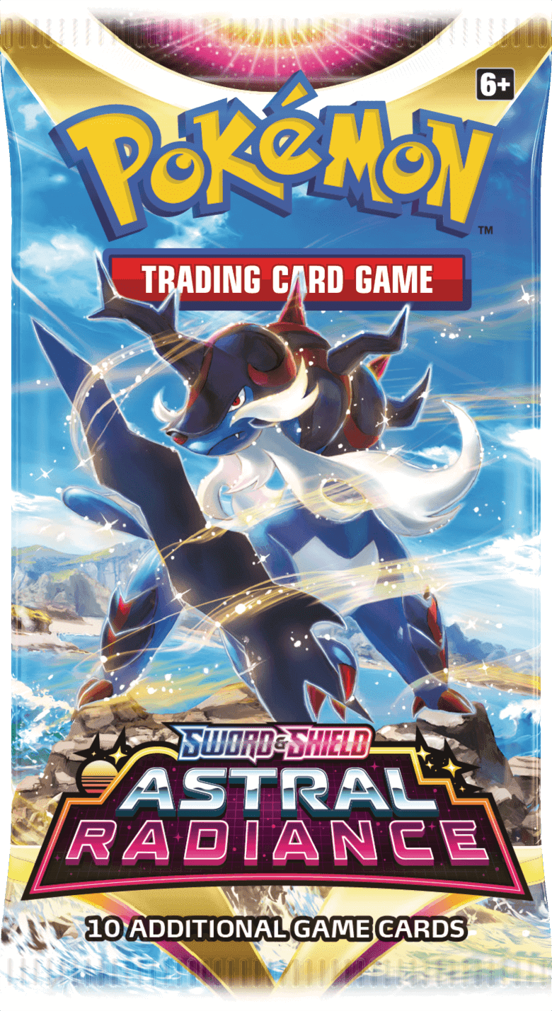 Sealed Pokémon Astral Radiance booster pack, additional product view