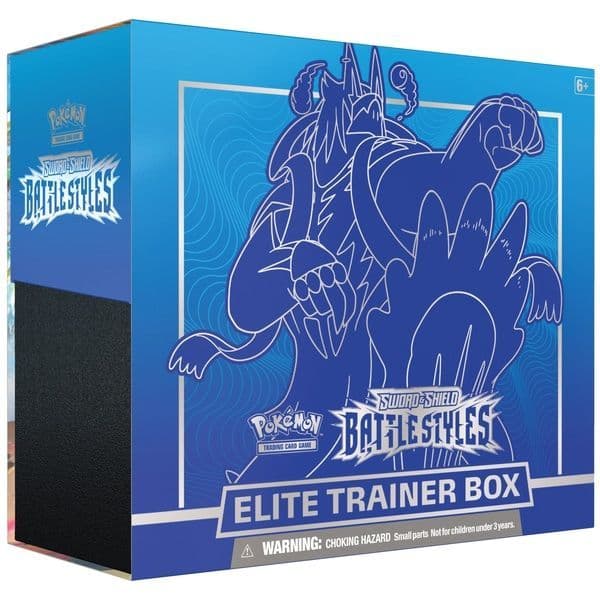 Battle Styles Elite Trainer Box shown from an alternate angle