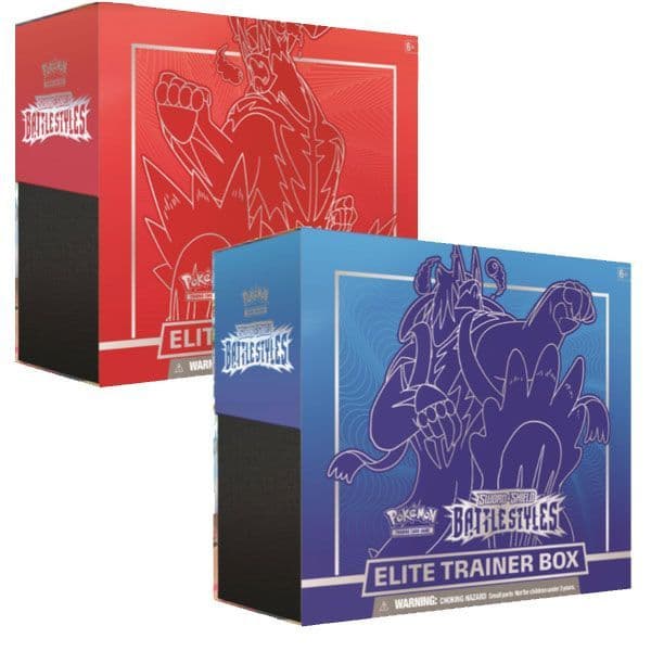Pokémon Battle Styles Elite Trainer Box, front of the sealed box