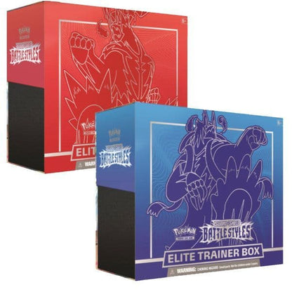 Pokémon Battle Styles Elite Trainer Box, front of the sealed box