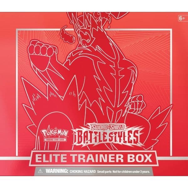 Further view of the Pokémon Battle Styles Elite Trainer Box packaging