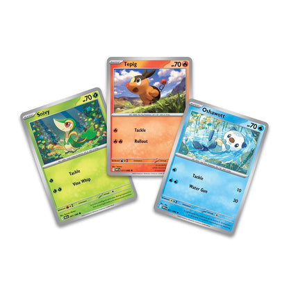 Back of the Pokémon Black Bolt and White Flare Unova Poster Collection with product details