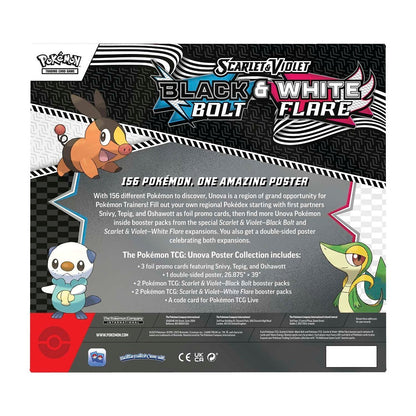 Further view of the Pokémon Unova Poster Collection packaging and its contents