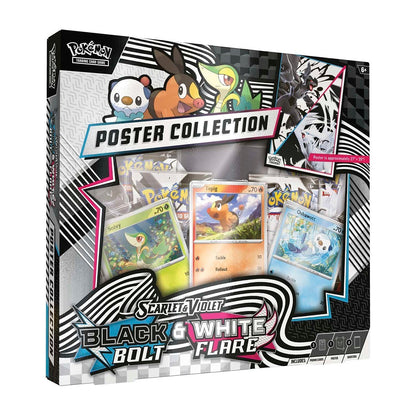 Pokémon TCG Black Bolt and White Flare Unova Poster Collection box, sealed