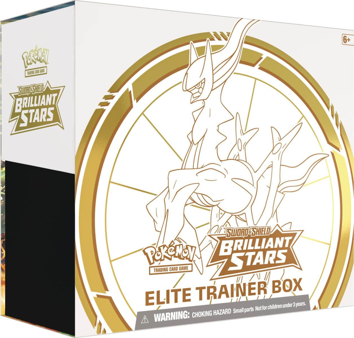Pokémon TCG Sword & Shield Brilliant Stars Elite Trainer Box, sealed box front