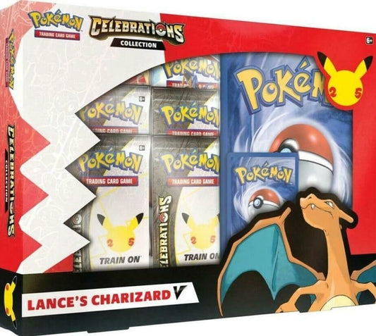 Pokémon Celebrations Lance's Charizard V Box, sealed collection box