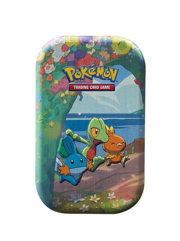 Pokémon TCG Celebrations mini tin, generation design option two of the available styles