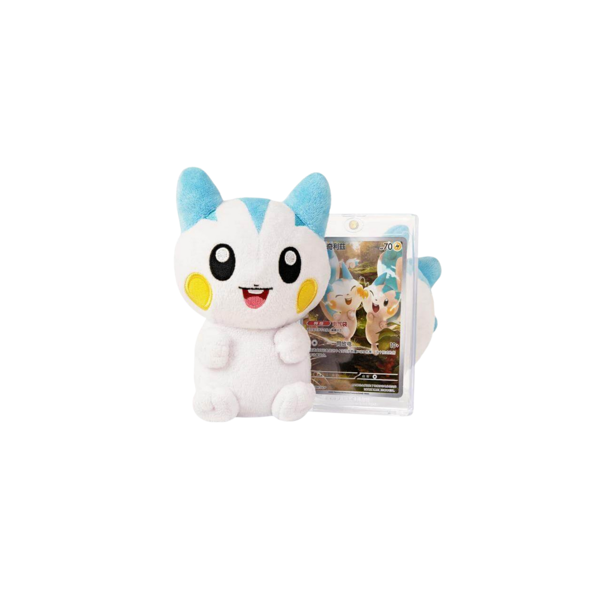 Pokémon TCG Cheek-Rubbing Plush Toy Card Display Gift Box, Simplified Chinese edition further view of the packaging