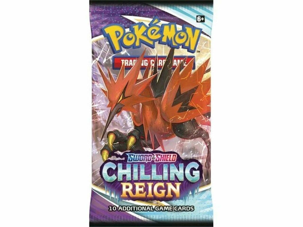 Another Pokémon Chilling Reign booster pack wrapper from the same expansion