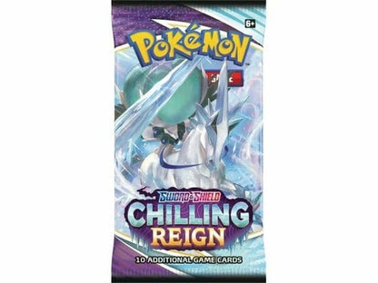 Further Pokémon Chilling Reign booster pack wrapper artwork variant