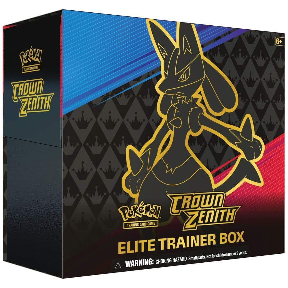 Pokémon TCG Crown Zenith Elite Trainer Box, sealed box for the Crown Zenith set