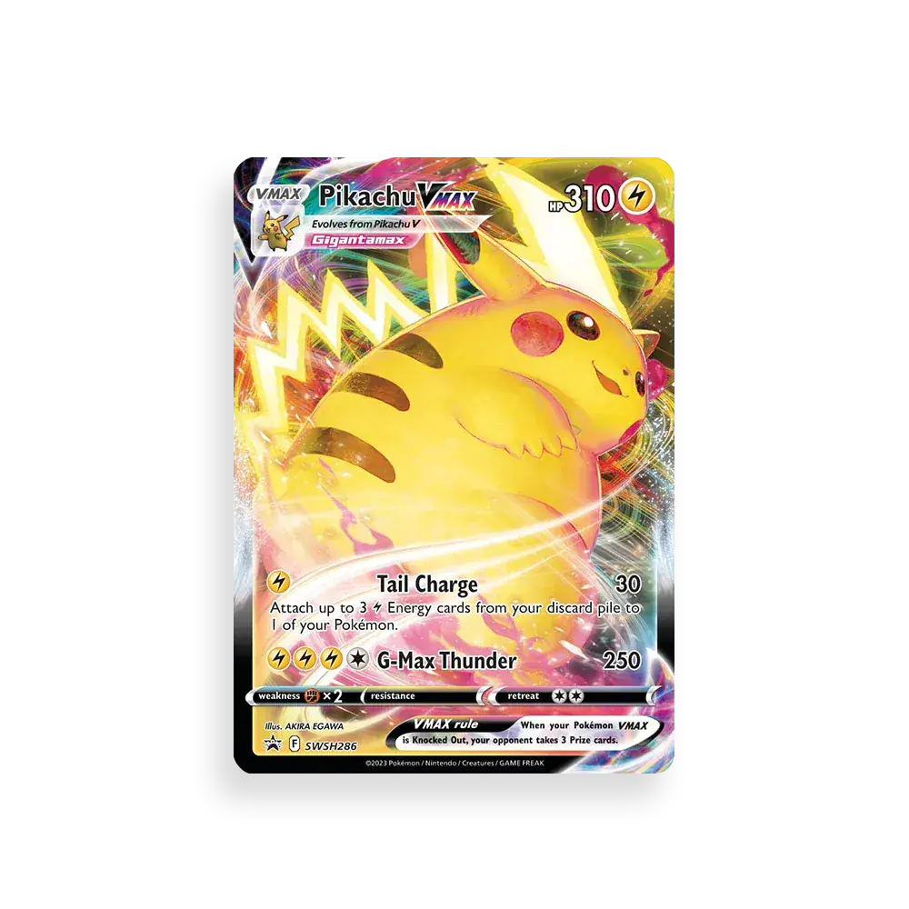 Further product view of the Pokémon Crown Zenith Pikachu VMAX collection