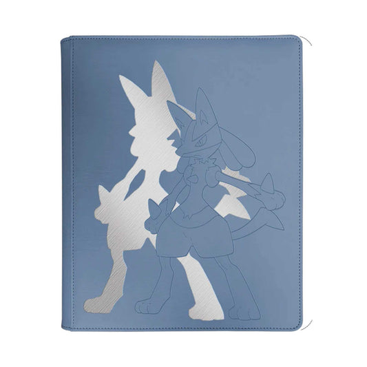 Ultra PRO Pokémon Elite Series Lucario 9-pocket zippered PRO binder with Lucario artwork