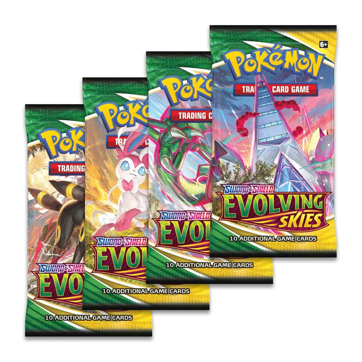 Alternative wrapper artwork for the Pokémon TCG Evolving Skies booster pack