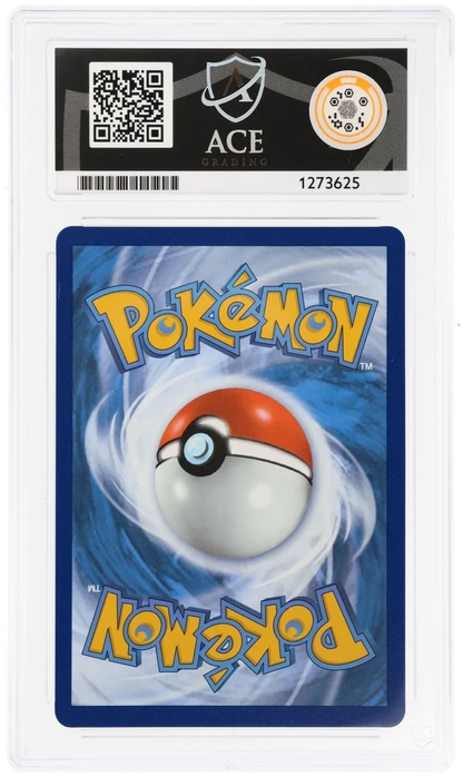Galarian Moltres V TG20/TG30, ACE 10 GEM MINT graded slab, reverse showing cert 1273625