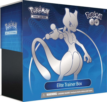 Pokémon TCG Pokémon GO Elite Trainer Box, front view of the sealed box