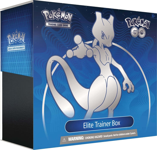 Pokémon TCG Pokémon GO Elite Trainer Box, front view of the sealed box