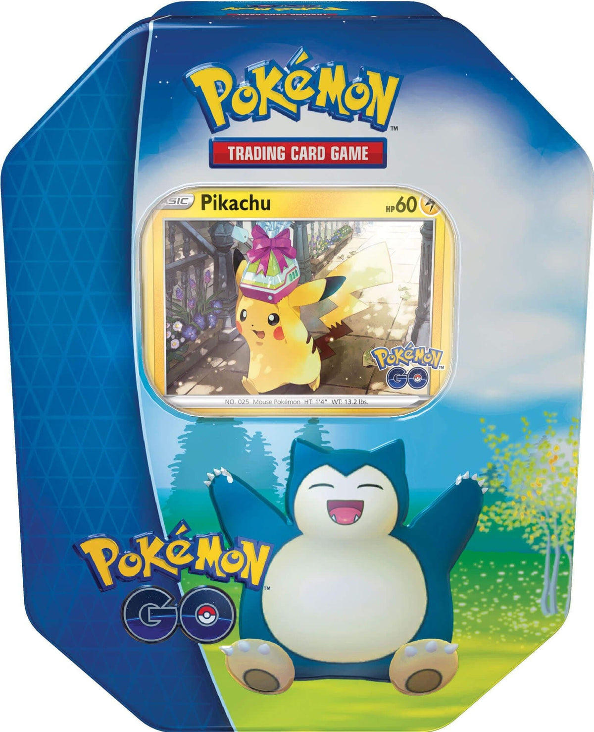 Snorlax design of the Pokémon TCG Pokémon GO collector tin