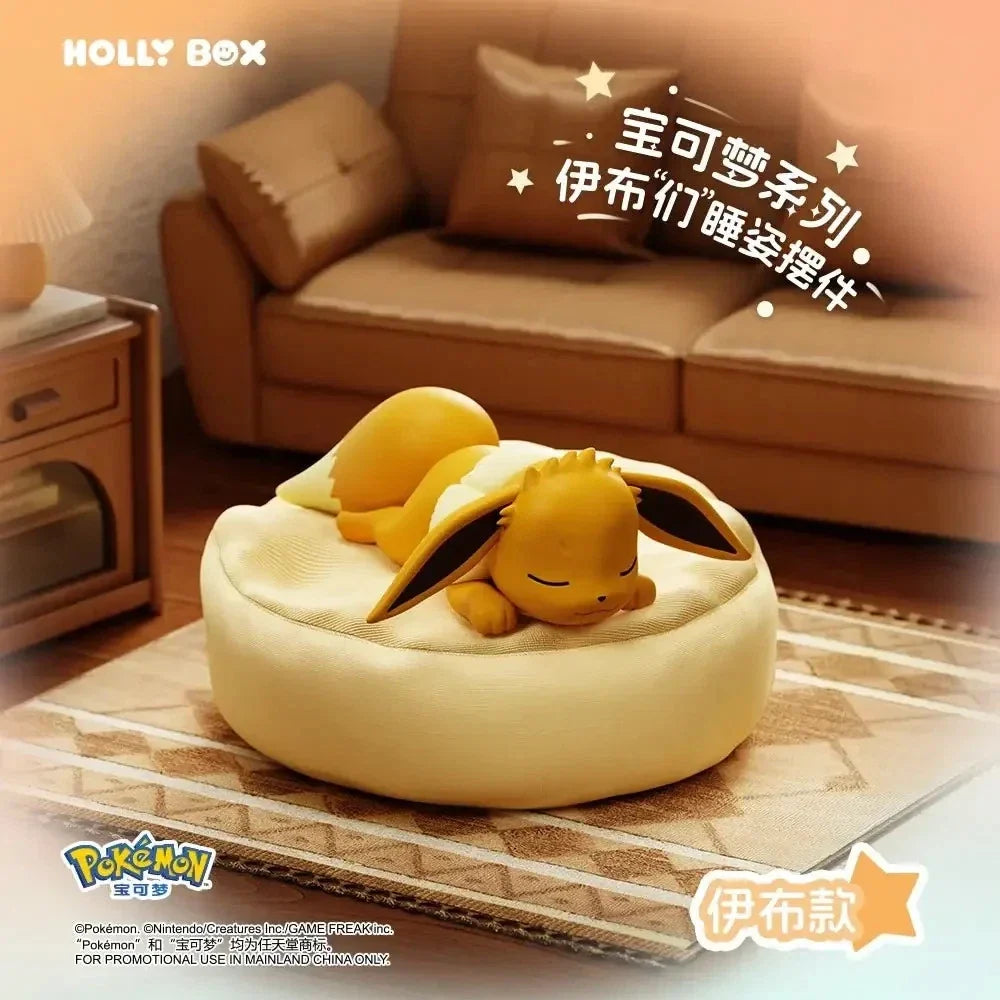 Pokémon Sleeping Eeveelution figure from Holly Box blind box series
