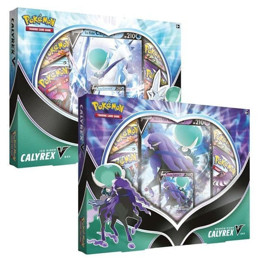 Pokémon Ice Rider and Shadow Rider Calyrex V Box, sealed collection box