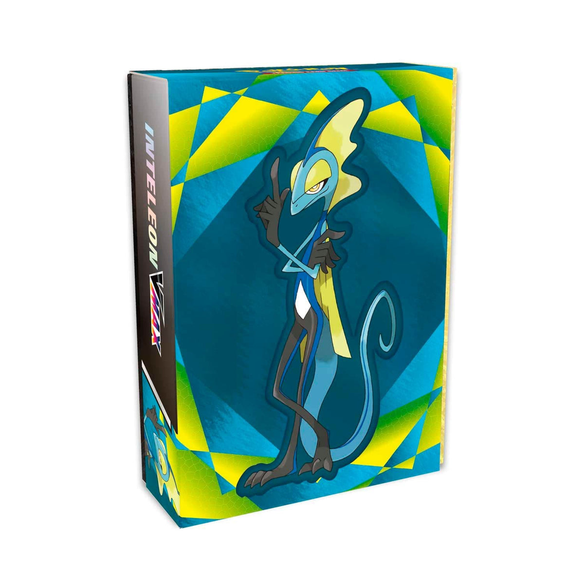 Pokémon TCG Inteleon VMAX League Battle Deck box close-up packaging detail