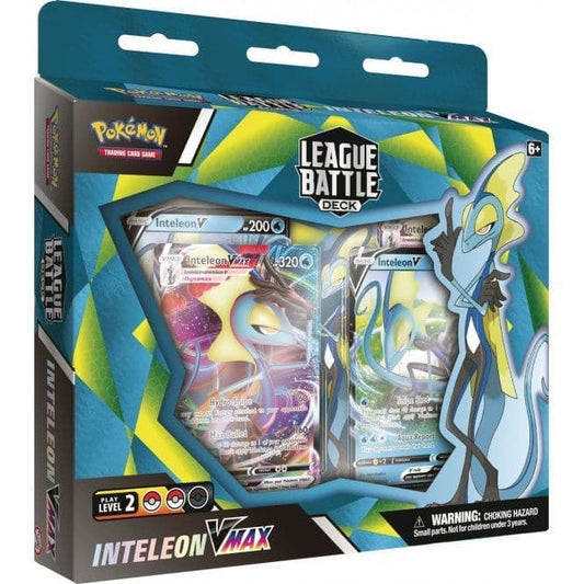 Pokémon TCG Inteleon VMAX League Battle Deck box shown front-on