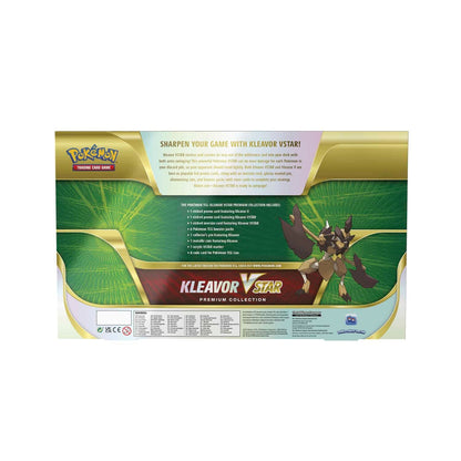 Pokémon TCG Kleavor VSTAR Premium Collection box shown from an alternate angle