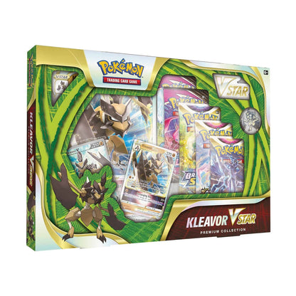 Pokémon TCG Kleavor VSTAR Premium Collection box shown front-on
