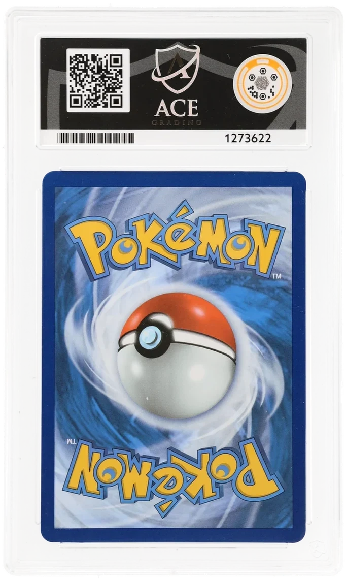 Lance's Charizard V SWSH133, ACE 9 MINT graded slab, reverse showing cert 1273622