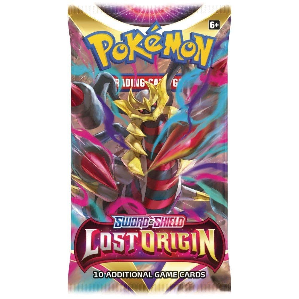 Pokémon Lost Origin booster pack wrapper shown against a plain background