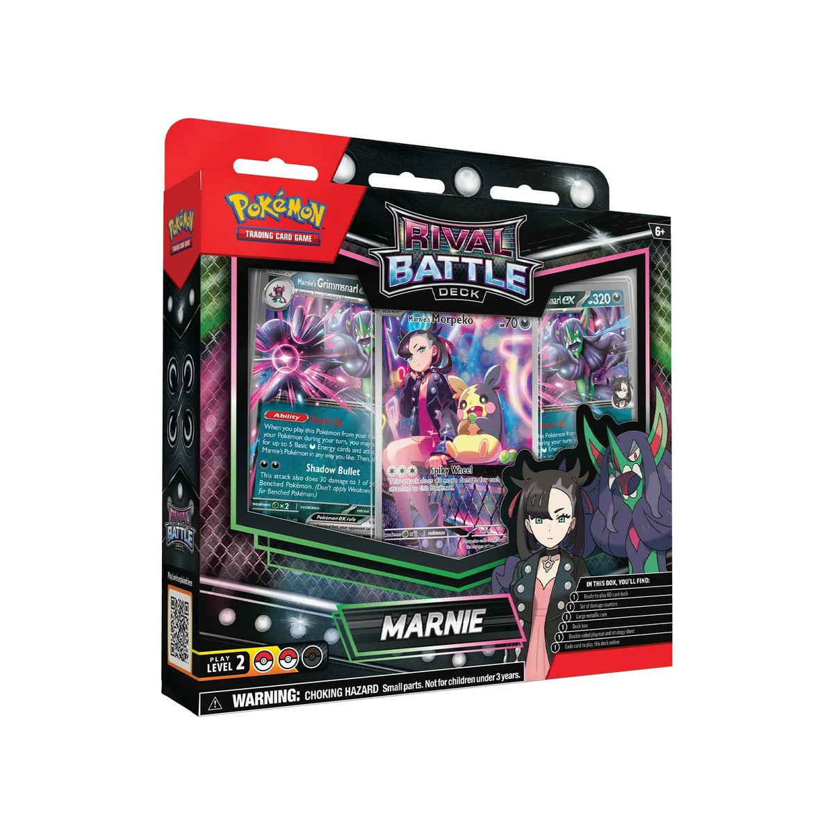 Back of the Pokémon TCG May Battle Decks Assortment packaging with product information