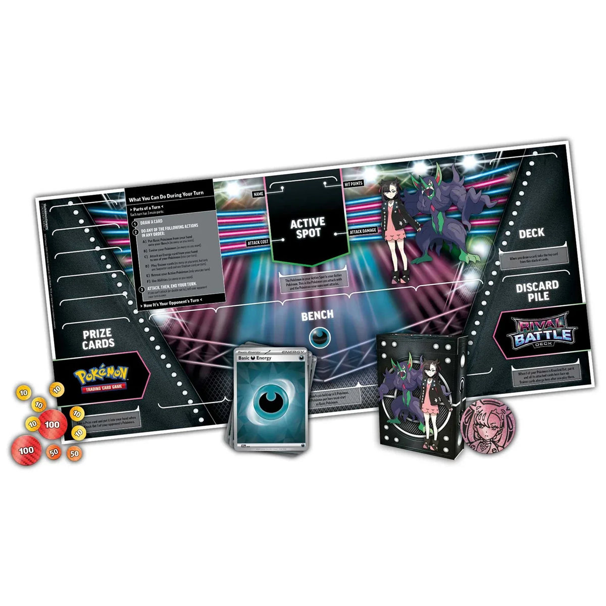 Pokémon TCG May Battle Deck packaging displayed as part of the May assortment
