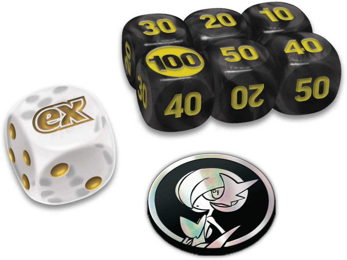 Packaging detail on the Pokémon Mega Evolution Gardevoir Elite Trainer Box