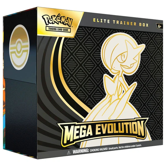 Pokémon TCG Mega Evolution Elite Trainer Box with Gardevoir cover artwork