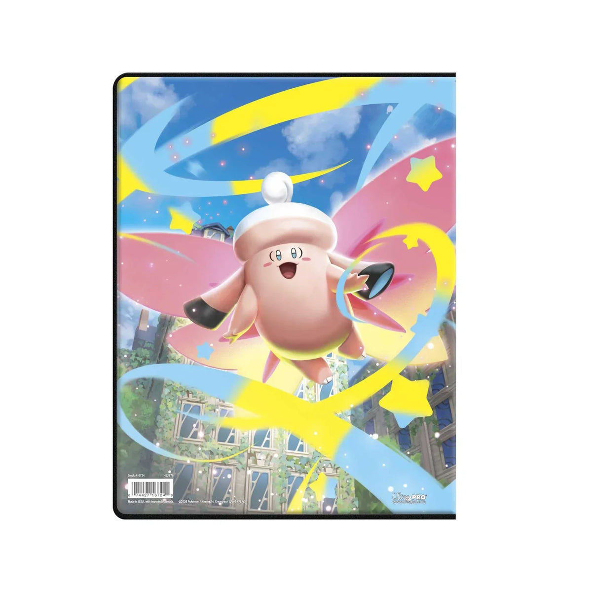 Perfect Order 9-pocket portfolio, a durable lightweight binder for storing Pokémon trading cards