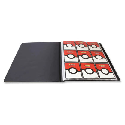 Pokémon TCG Mega Evolution Perfect Order 9-pocket card portfolio shown from a further angle