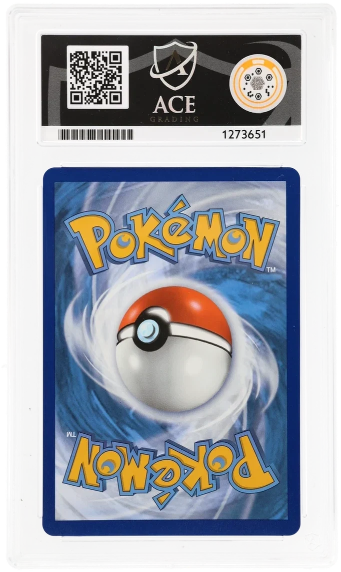 Mimikyu V 148/163, ACE 10 GEM MINT graded slab, reverse showing cert 1273651
