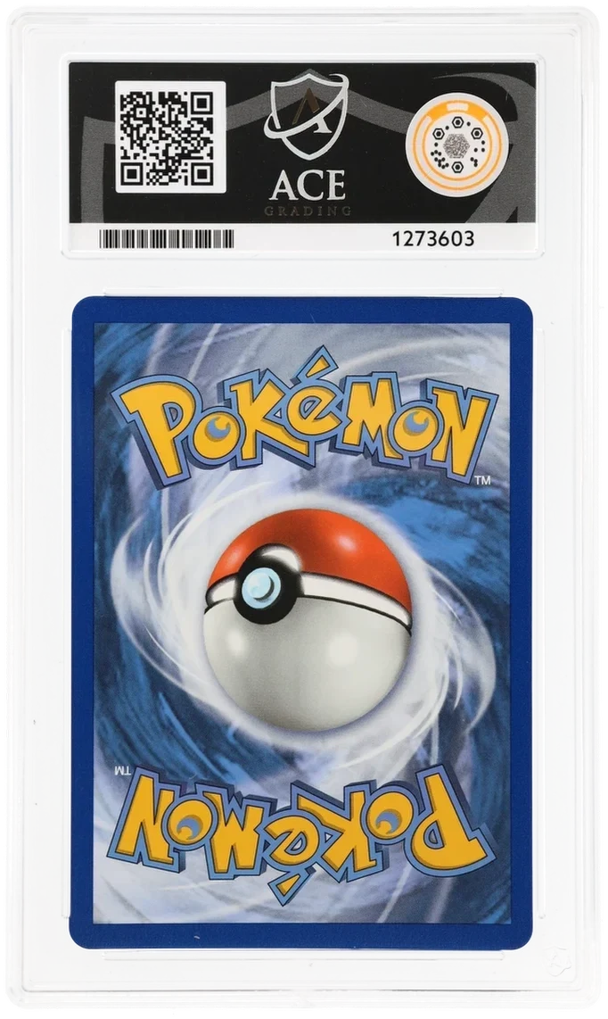 Morpeko V 190/202, ACE 10 GEM MINT graded slab, reverse showing cert 1273603