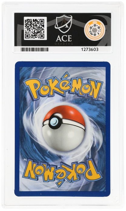 Morpeko V 190/202, ACE 10 GEM MINT graded slab, reverse showing cert 1273603