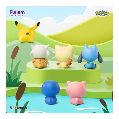 Back view of the six Palmsize Wonders Vol.4 figures in the complete set