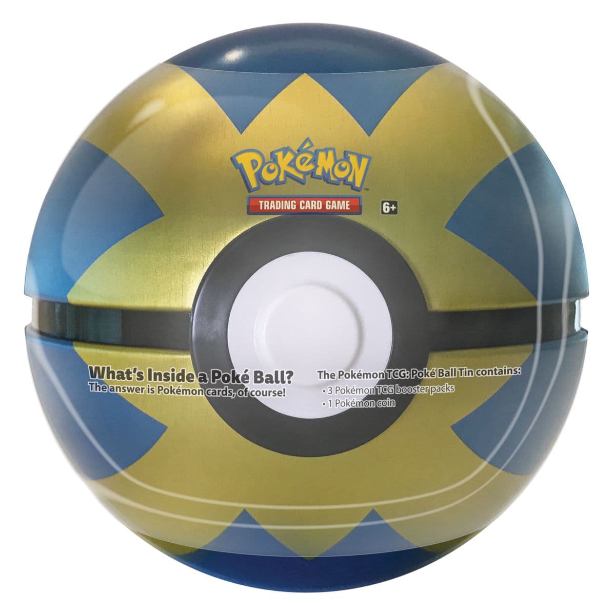 Pokémon TCG Poké Ball tin, Series 7 collectable ball-shaped tin further product photograph