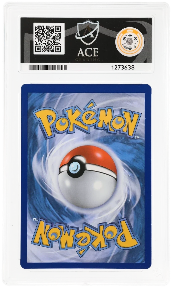 Pokemon Ranger 113/114, ACE 7 NEAR MINT graded slab, reverse showing cert 1273638