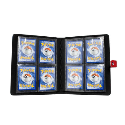 Pokémon Premium Snap Binder in red for storing trading cards close-up packaging detail
