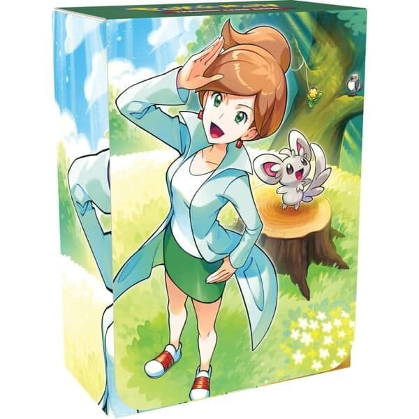 Pokémon Professor Juniper Premium Tournament Collection packaging artwork close-up