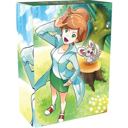 Pokémon Professor Juniper Premium Tournament Collection packaging artwork close-up