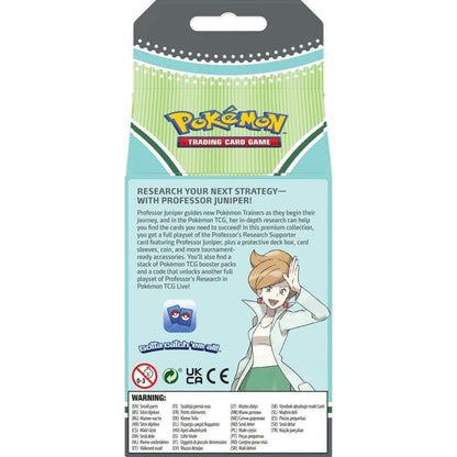 Pokémon Professor Juniper Premium Tournament Collection shown from the reverse