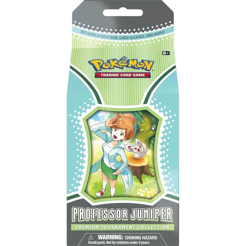 Pokémon Professor Juniper Premium Tournament Collection contents laid out