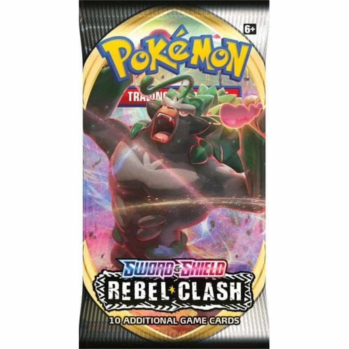 Pokémon Rebel Clash sealed booster pack, second artwork variant