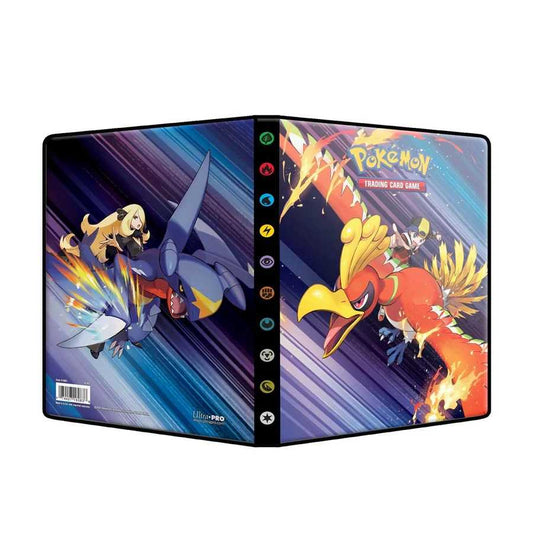 Pokémon Scarlet & Violet 10 four-pocket trading card portfolio binder shown front-on